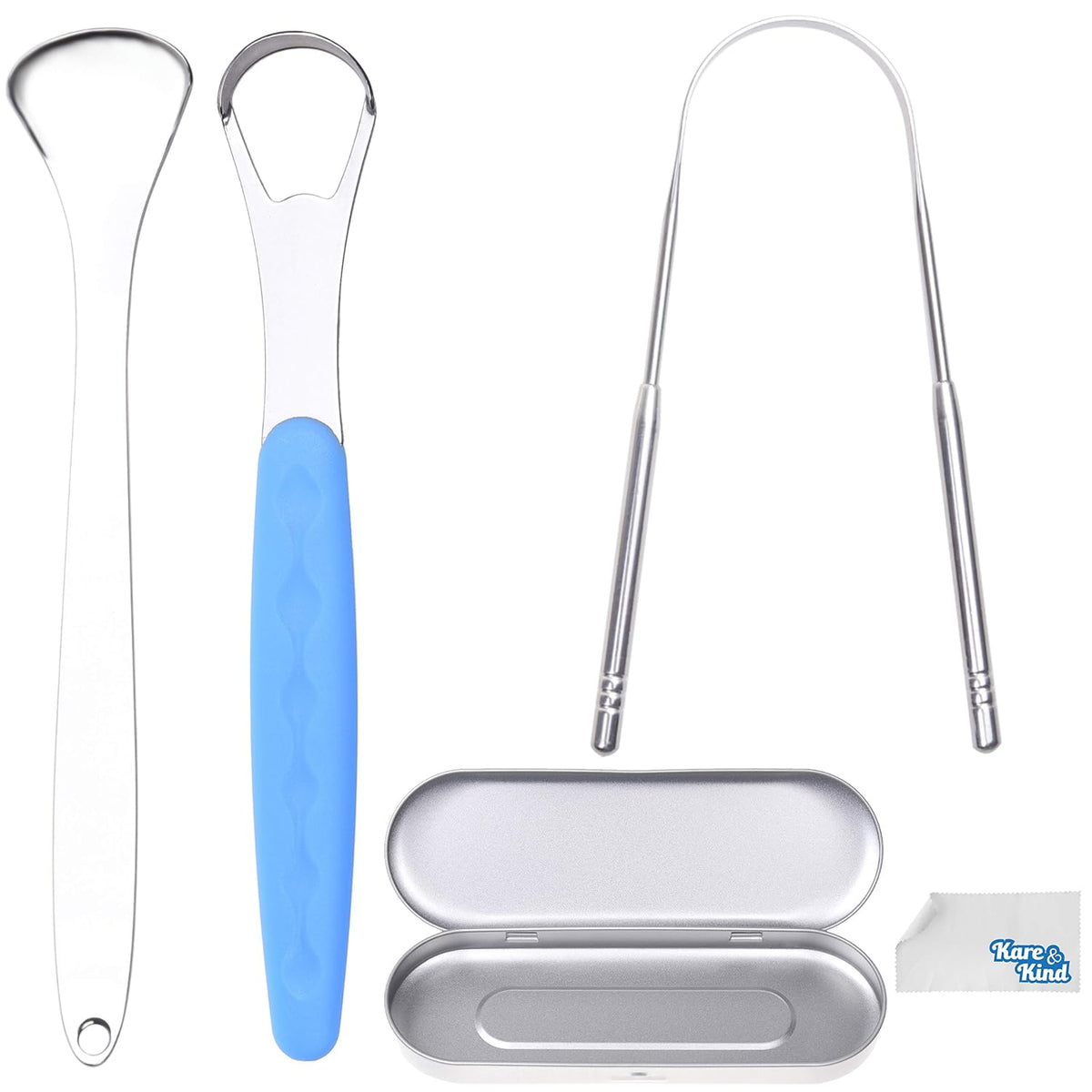 Stainless Steel Tongue Scrapers