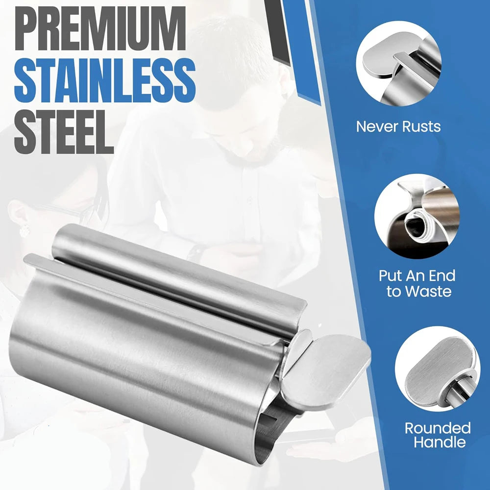 Stainless Steel Toothpaste Roller